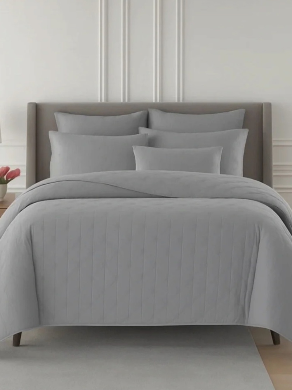 Sky Tufted Quilted Twin Coverlet Set NWT - Picture 3 of 3